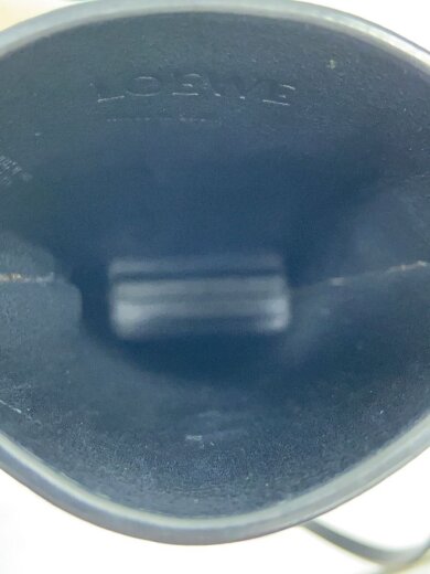 商品画像：スマホショルダー/ショルダーバッグ/レザー/BLK/無地 6