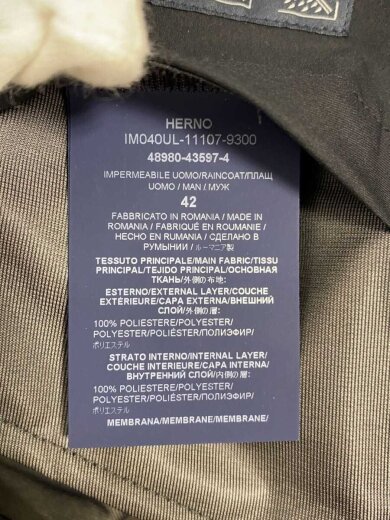 商品画像：LAMINAR GORE-TEX/ステンカラーコート/42/ポリエステル/BLK/IM040UL-11107-9300 5