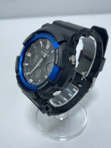 商品画像：ソーラー腕時計・G-SHOCK/デジアナ/ラバー/SLV/BLK/ーー// 2