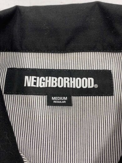 商品画像：半袖シャツ/M/コットン/BLK/ストライプ/251TSNH-SHM04 3