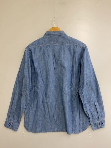 画像：Buzz Rickson’sBLUE CHAMBRAY WORK SHIRT/長袖シャツ/16/コットン/BLU/無地/BR25995//2