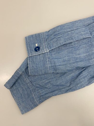 画像：Buzz Rickson’sBLUE CHAMBRAY WORK SHIRT/長袖シャツ/16/コットン/BLU/無地/BR25995//5