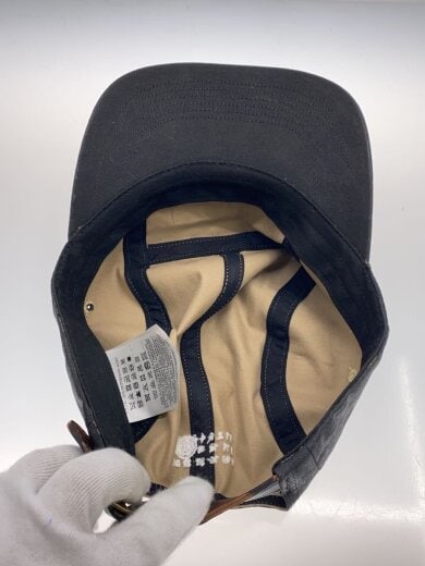 商品画像：24SS/MM6 Painted Camp Cap/キャップ/--/コットン/BLK/メンズ 4