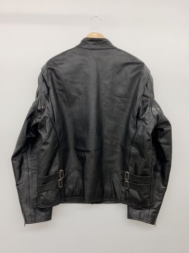 商品画像：シングルライダースジャケット/5L/レザー/BLK/無地// 2
