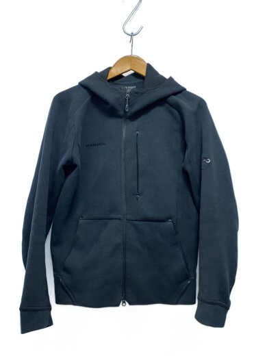 商品画像：ジップパーカー/M/コットン/BLK/1014-00661// 1