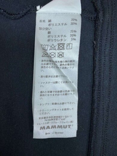 商品画像：ジップパーカー/M/コットン/BLK/1014-00661// 4