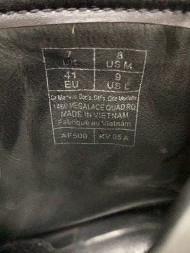商品画像：1460 QUAD SOLE MEGALACE BOOT/レースアップブーツ/US8/BLK/レザー// 7