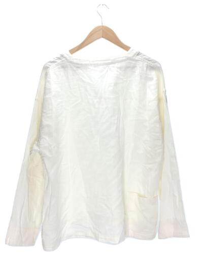 画像：Porter Classic21SS/ガーゼVネックシャツ/長袖Tシャツ/3/PC-056-1573-M/コットン/WHT/無地/2