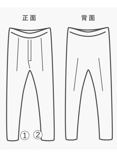 商品画像：24SS/Work Chino Trousers/ボトム/2/コットン/NVY/24SAP-04-17K/パンツ 8