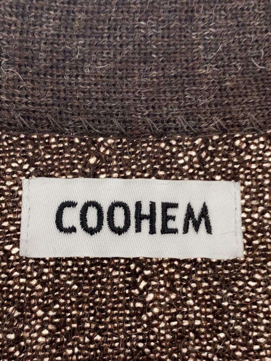Coohem / カーディガン(薄手)/M/ウール/BRW/アルパカ/13-244-011/yonetomi/
