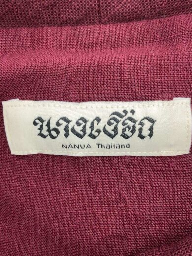 画像：その他ブランドNANUA/ナヌーア/DOUBLE LAYERED FAR EASTERN PULLOVER/ボルドー/リネン/L///3