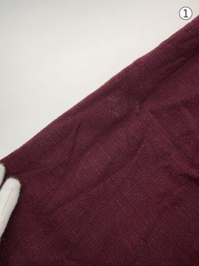 画像：その他ブランドNANUA/ナヌーア/DOUBLE LAYERED FAR EASTERN PULLOVER/ボルドー/リネン/L///7