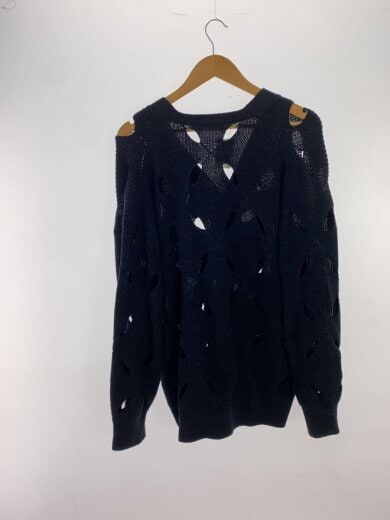 商品画像：22SS/SLIT KNIT CARDIGAN/46/コットン/NVY/TV21-XN301/カーディガン/ 2
