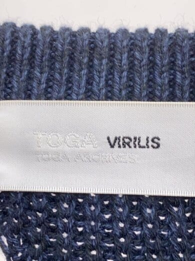 商品画像：22SS/SLIT KNIT CARDIGAN/46/コットン/NVY/TV21-XN301/カーディガン/ 3