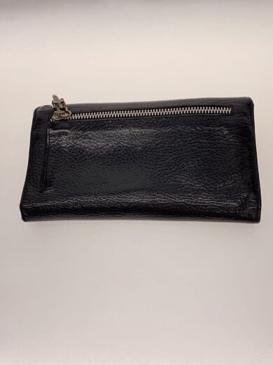 商品画像：Wave Cross Ball Wallet/長財布/レザー/BLK/メンズ/黒/// 2