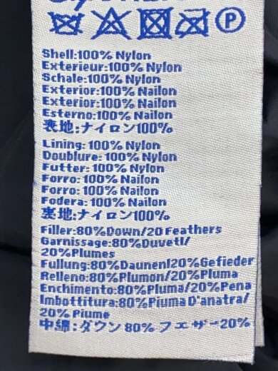 商品画像：ダウンジャケット/XS/ナイロン/BLK/黒/CHM111037217// 4