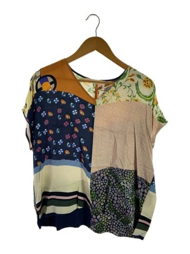 商品画像：半袖ブラウス/34/ポリエステル/マルチカラー/CHS20UHT260269CA34// 1