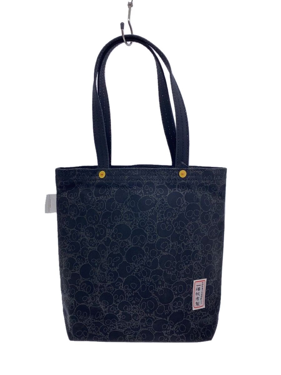 一澤帆布製 / ×村上隆/もののけ京都カイカイキキ/終売品/トートバッグ/キャンバス/BLK/総柄//
