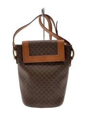 OLD CELINE/バケツショルダー//レザー/BRW/総柄/M13