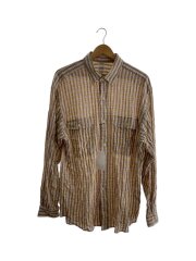 BISOWN/CHECK G.I SHIRTS/長袖シャツ/5/YLW/チェック/25SS-BIS-SH25