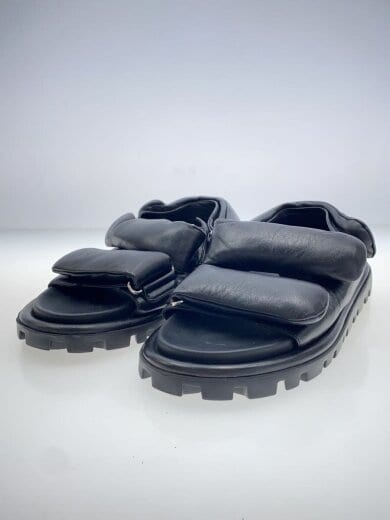 商品画像：キルティングナッパレザーサンダル/35.5/BLK 2