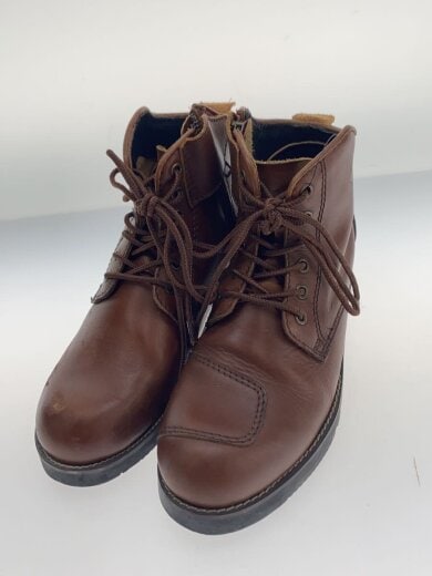 商品画像：WILD WING/バイク用本革ブーツ/22.5cm/BRW/サイドファスナー開閉/ 2