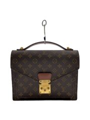 モンソー_モノグラム・キャンバス/PVC/BRW