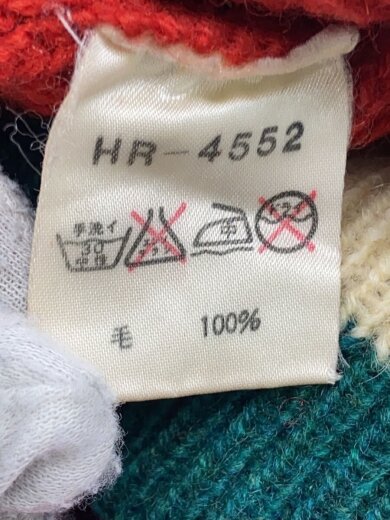 商品画像：ニット・セーター(薄手)/L/ウール/BRD 4