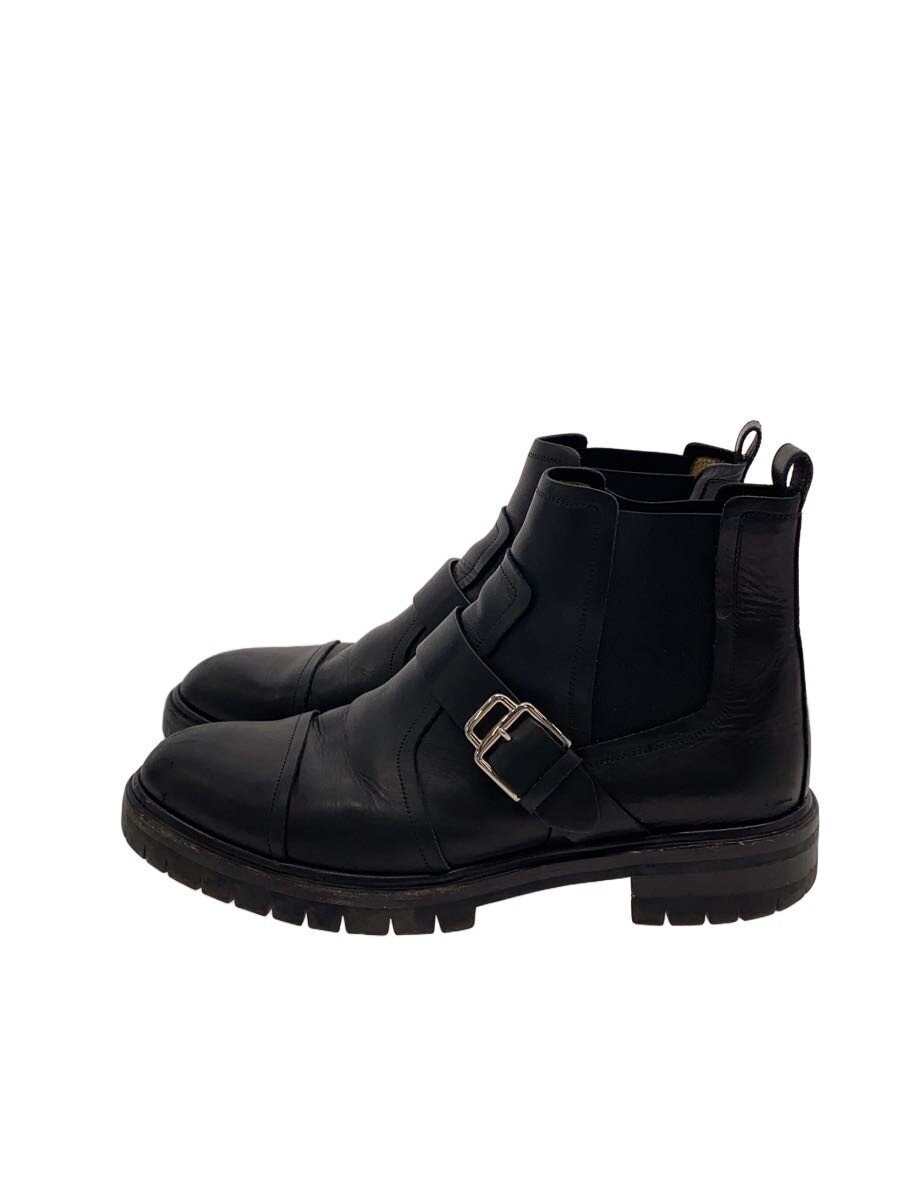 HERMES / パドロックチェルシーブーツ/ブーツ/42/BLK/レザー//