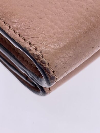 商品画像：アルファベットトリフォールドウォレット/3つ折り財布/レザー/BEG/レディース// 7