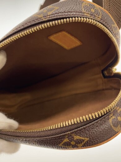 画像：LOUIS VUITTONポシェット・ガンジュ_モノグラム・キャンバス/レザー/BRW/総柄//6