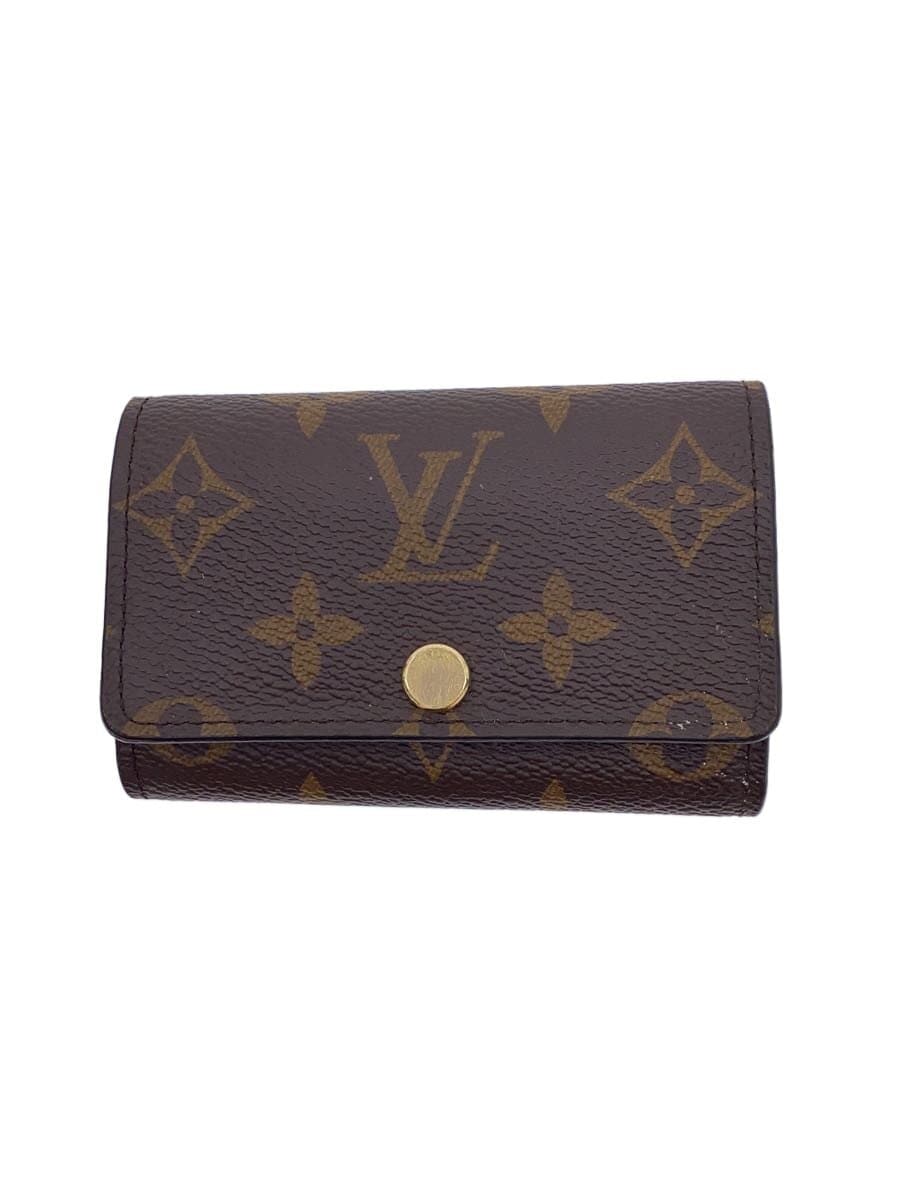 LOUIS VUITTON / ミュルティクレ6_モノグラム・キャンバス_フューシャ/PVC/BRW/レディース