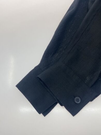 商品画像：23SS/バックボタン長袖ブラウス/--/ポリエステル/BLK/IM33FJ557/// 4