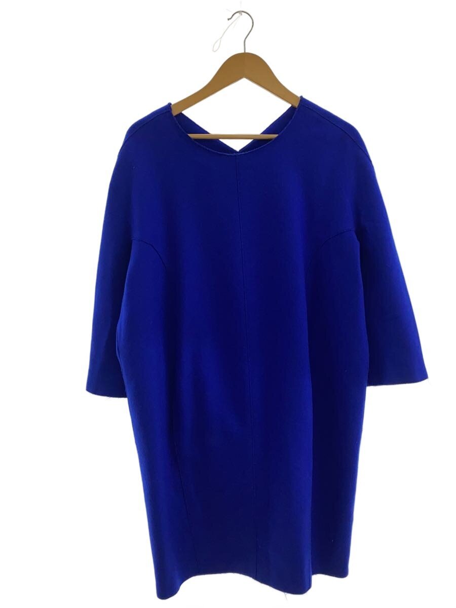 Martin Margiela / 2016年モデル/コクーンワンピース/長袖ワンピース/42/ウール/BLU/S31CT0957/青