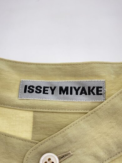 商品画像：RESONANT PLEATS/半袖シャツ/2/ポリエステル/BEG/IM31FJ602/バンドカラー 3