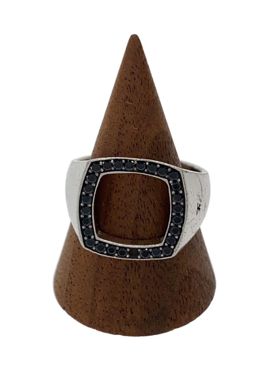 TOMWOOD / Cushion　open　RING　spinel/リング/SV925/17号/SLV/メンズ/ブラック