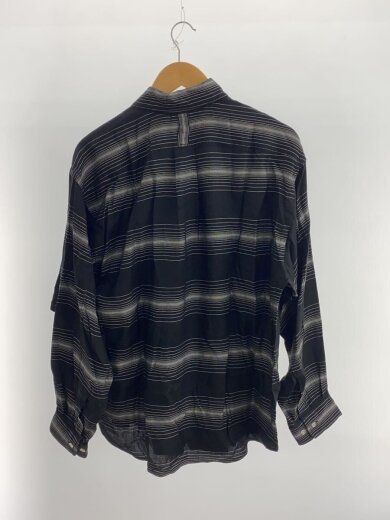 商品画像：GLOWRIA BASIC SHIRT/長袖シャツ/1/レーヨン/BLK/黒/ストライプ/R25AWSEM14// 2