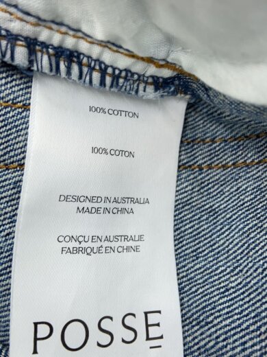 商品画像：POSSE/バックスリットデニムロングスカート/25/デニム/IDG/// 5