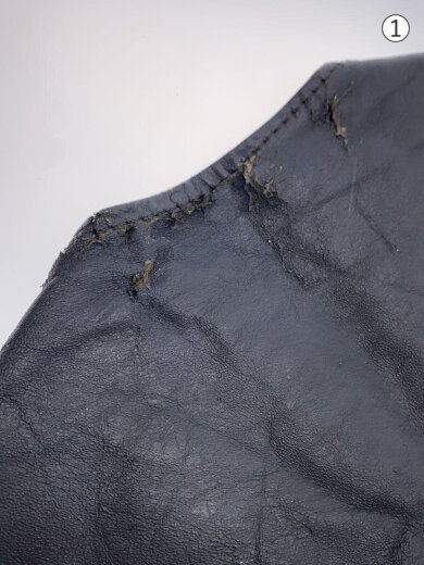 商品画像：brooks/レザーベスト/TALONジップ/70s/ベスト/レザー/革/BLK/黒 4