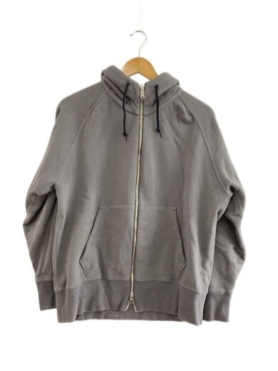 商品画像：LIGHT LOOPBACK COTTON/ジップパーカー/ダブルジッフ/゜M/GRY 1