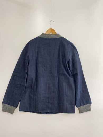 商品画像：HELLEQUINO/襟切替/ジャケット/M/デニム/IDG 2