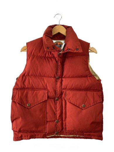 商品画像：スタンドカラーダウンベスト/XS/ポリエステル/RED/ 1