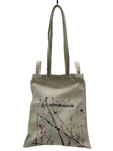 商品画像：ペイント4ハンドルバック/トートバッグ/キャンバス/WHT/S54WC0122 1