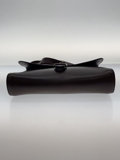 画像：A.P.C.フラップ式/ショルダーバッグ/レザー/BRW4