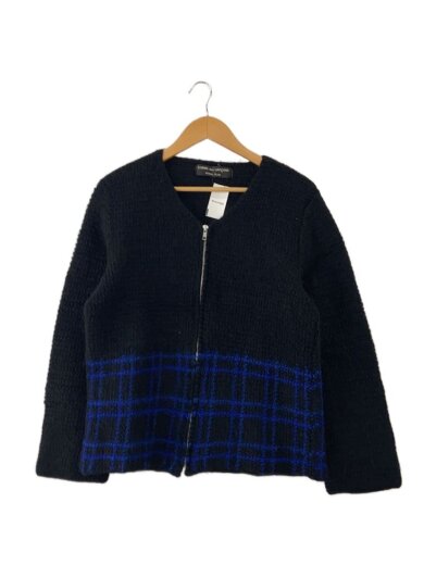 商品画像：99AW/カーディガン/ニット/ウール/BLK/チェック/PN-040180/黒/90s/アーカイブ// 1