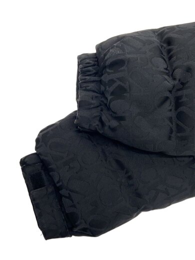 商品画像：Fuck Jacquard Puffy Jacket/ブルゾン/L/BLK/黒/総柄 5