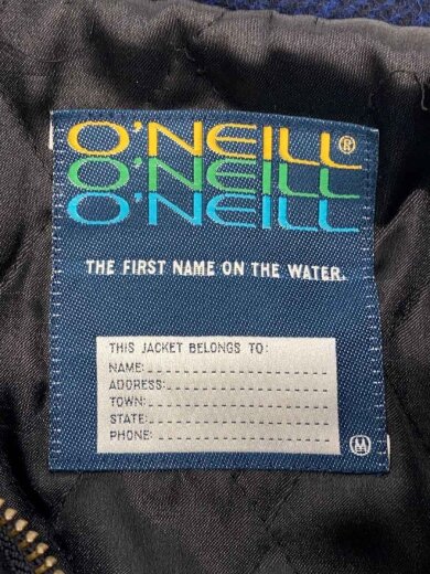 商品画像：ウールブルゾン/カバーオール/M/裏キルティング/襟レザー/BLU/チェック// 3