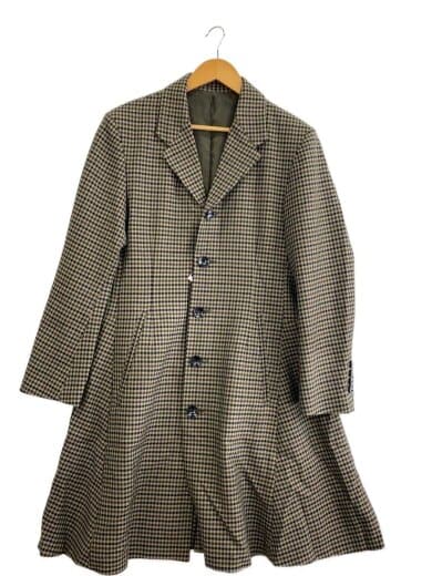 商品画像：コート/5B/FREE/ウール/BRW/千鳥格子/22FECT03 1