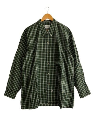 商品画像：Relaxed B.D SH/長袖シャツ/one/コットン/GRN/チェック/MPSM-2203S 1