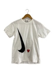 Tシャツ/M/コットン/WHT/AE-T402